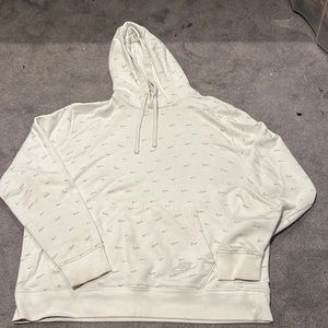 Mens white nike hoodie
